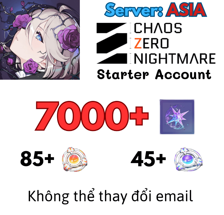 [Asia] Chaos Zero Nightmare Starter Account Reroll