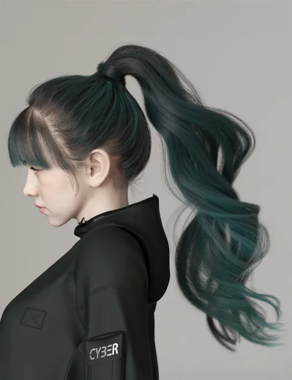 dForce Princess Series Cyberpunk Ponytail
