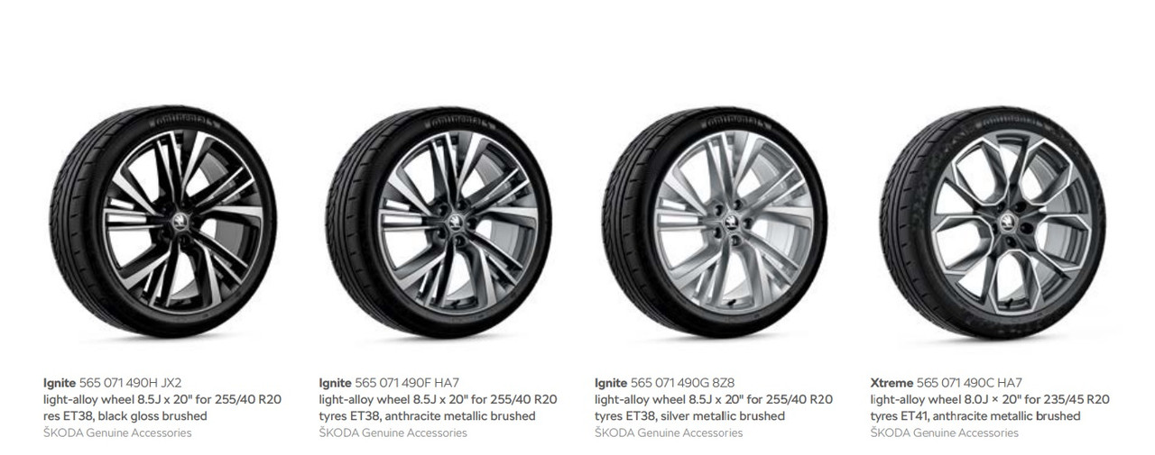 kodiaq nove felne 20