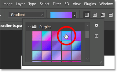 choosing-a-gradient-preset