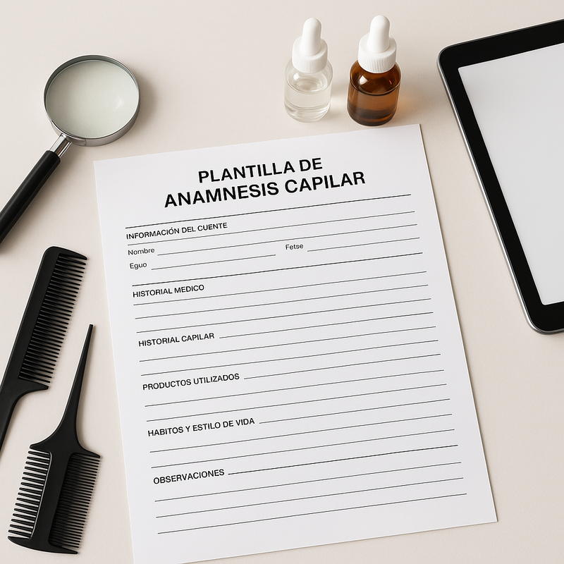 Bono 1: Plantilla de anamnesis capilar