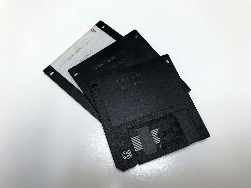 Cyrix mII-233GP ZIDA BIOS Update Disks