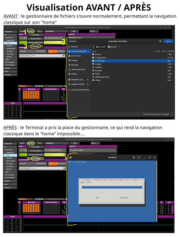 Stereo Tool - Problème d'exécution (Avant-après)