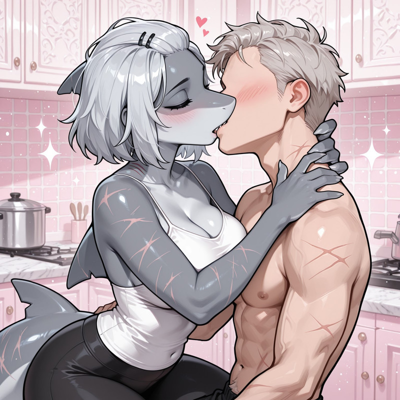 M Kissing