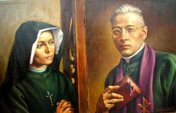 Santa Faustina Kowalska dans Beato Michele Sopocko Padre-Sopocko-e-Faustina