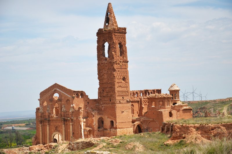 BELCHITE VIEJO-24-4-2014-ZARAGOZA - Pueblos y lugares abandonados/deshabitados-2011 AL 2024 (20)