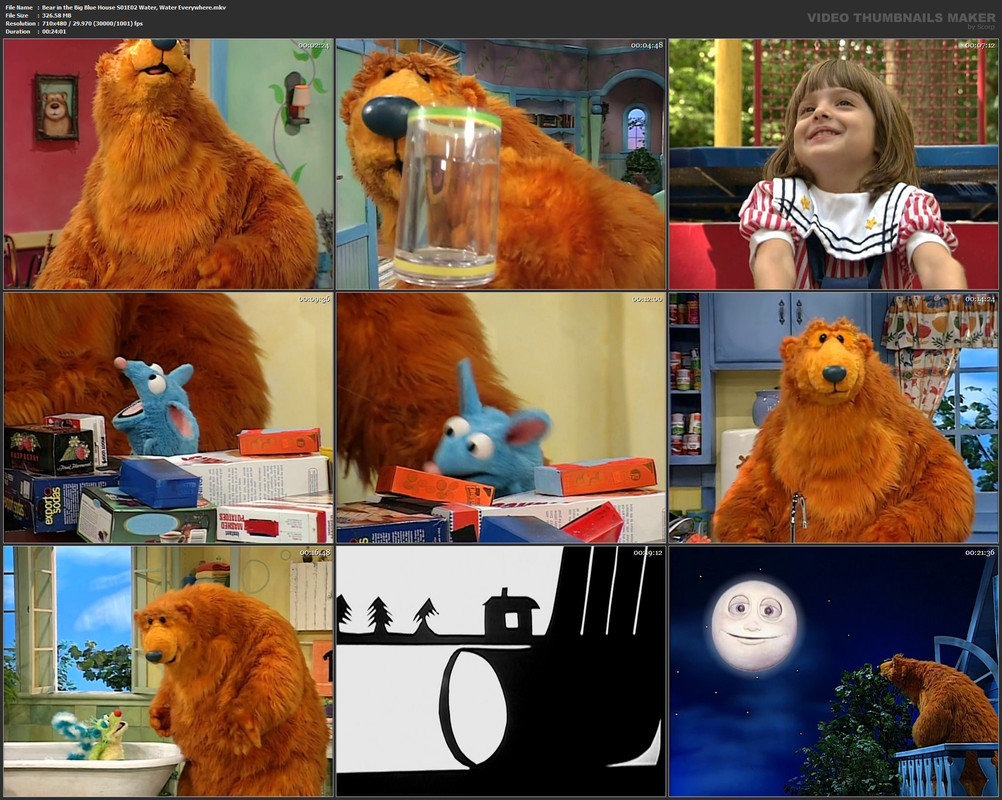 Bear in the Big Blue House S01E02 Water, Water Everywhere.mkv