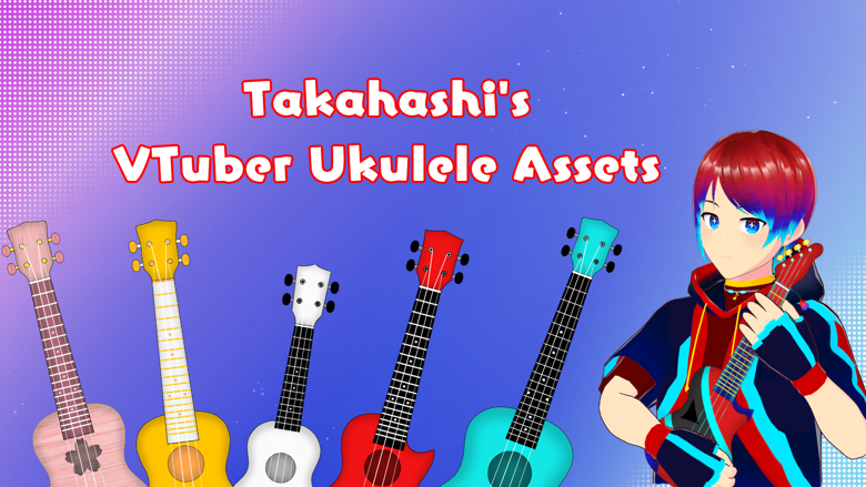 VTuber Ukulele Assets preview