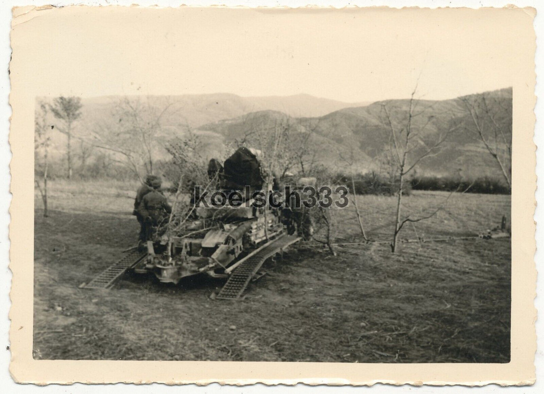 Foto 21cm Mörser Geschütz in Feuerstellung an der Balkanfront - Artillerie !!(2)