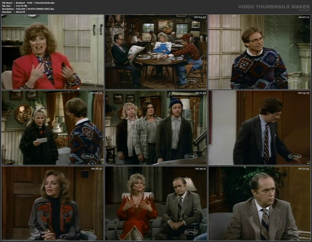 Newhart - 7x04 - I Married Dick.mkv
