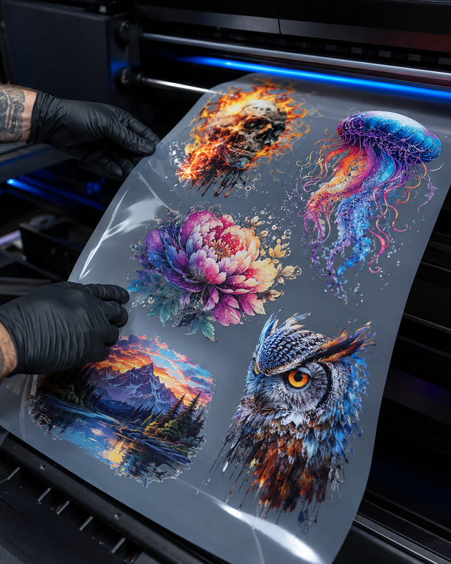 Crisp multi-design printing