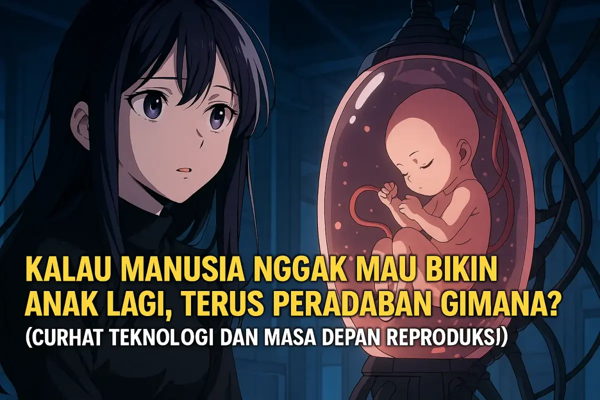 Kalau Manusia Nggak Mau Bikin Anak Lagi, Terus Peradaban Gimana? (Curhat Teknologi dan Masa Depan Reproduksi)