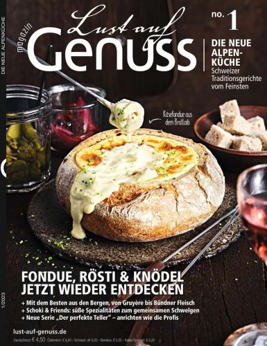 Cover: Lust auf Genuss Magazin No 01 Januar 2023