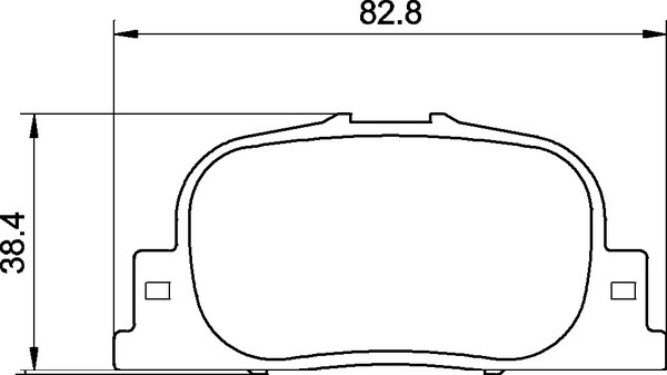 Ceramic Rear Brake Pad Set Ceramic Rear Brake Pad Set