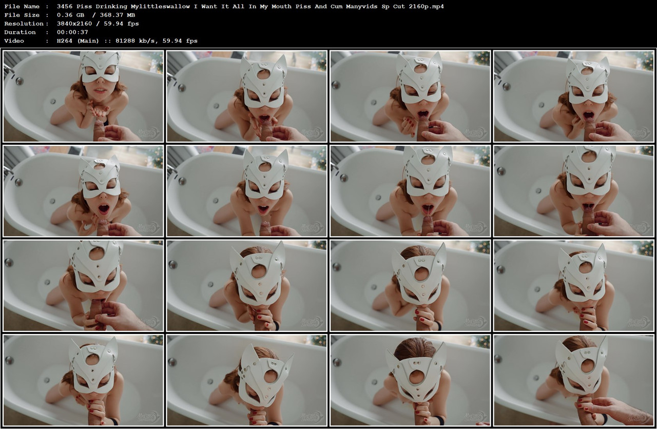 3456 Piss Drinking Mylittleswallow I Want It All In My Mouth Piss And Cum Manyvids Sp Cut 2160p mp4