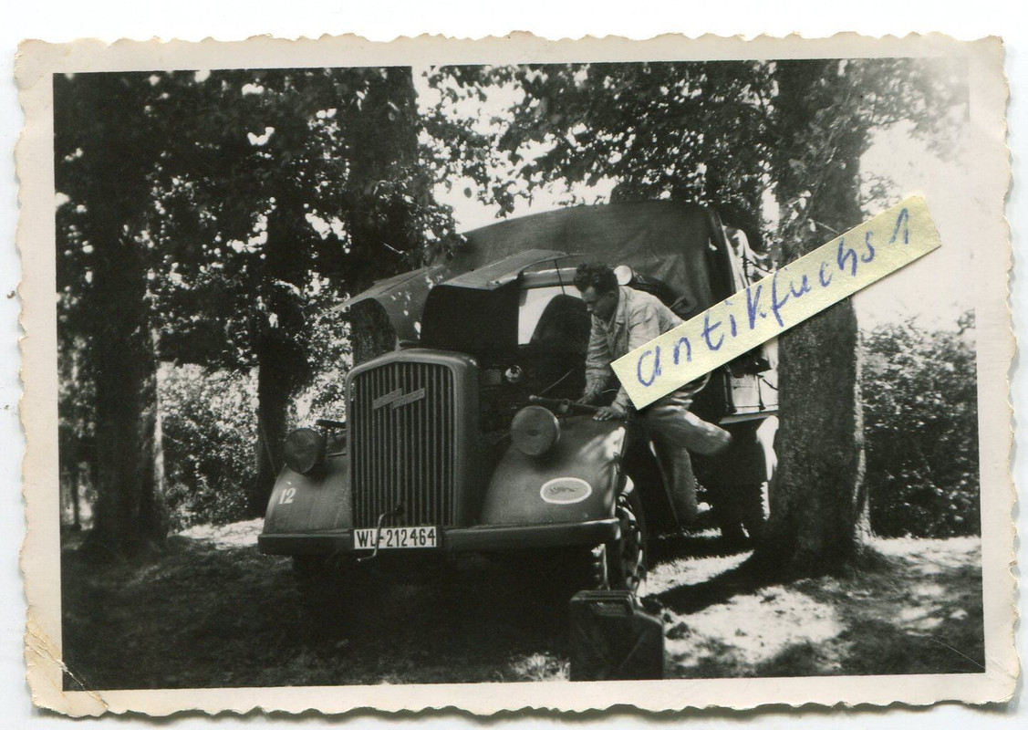 Opel-Blitz Militär-LKW WL-212464 mit Staffelabze