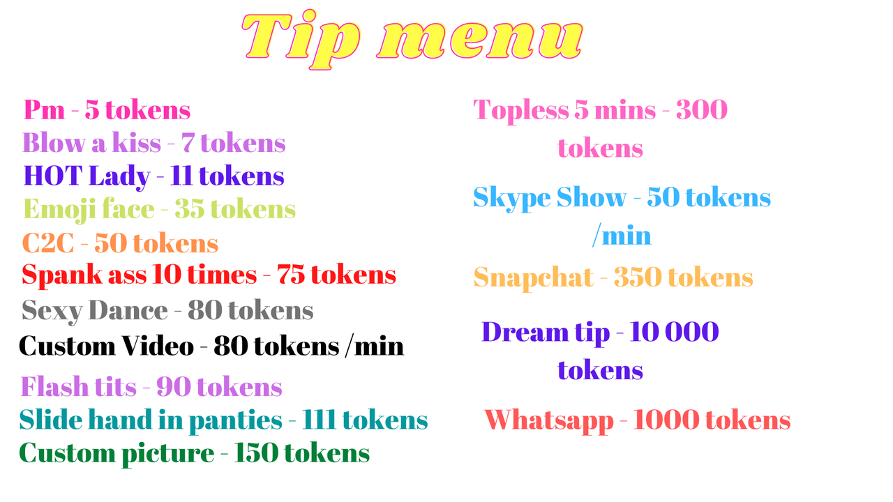 Tip-menu