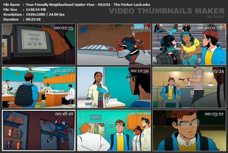 Your Friendly Neighborhood Spider-Man - S01E02 - The Parker Luck.mkv