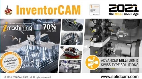 InventorCAM 2021 SP4 for Autodesk Inventor 2018 2022 (x64)