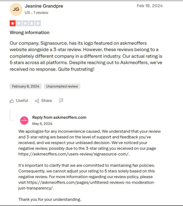 askmeoffers trustpilot5