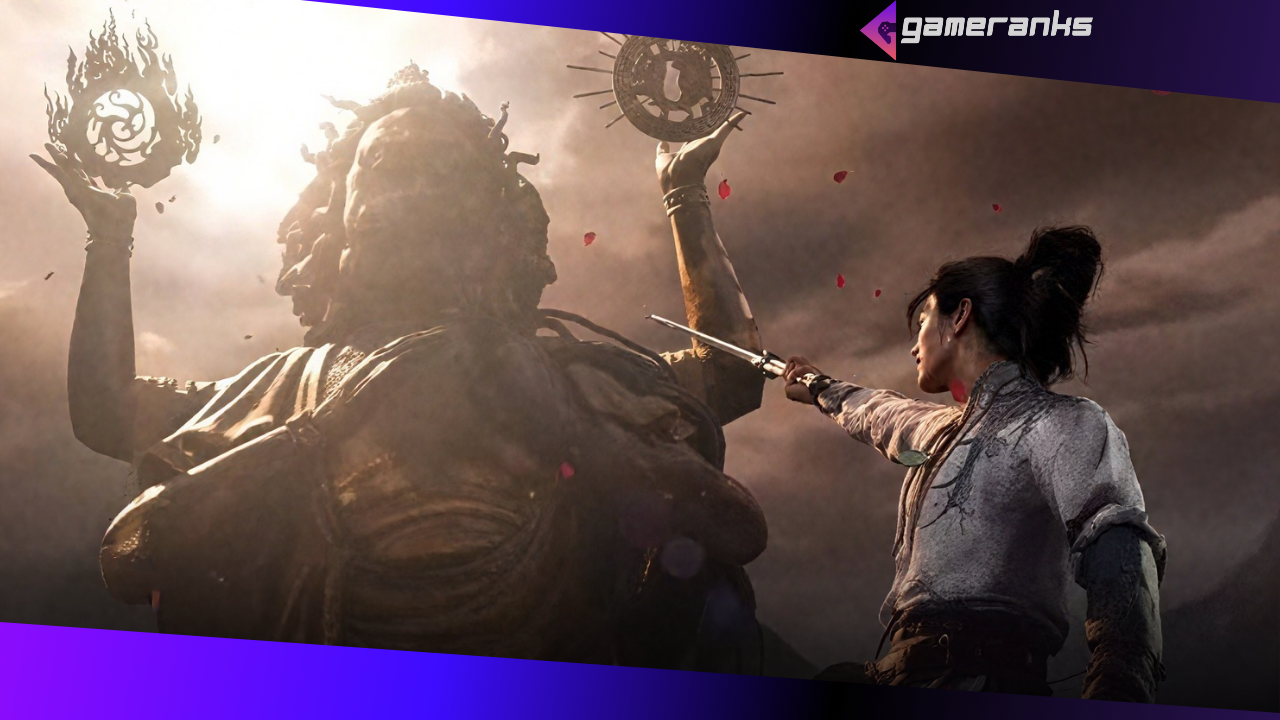 Vista aérea de cidade imperial chinesa no jogo