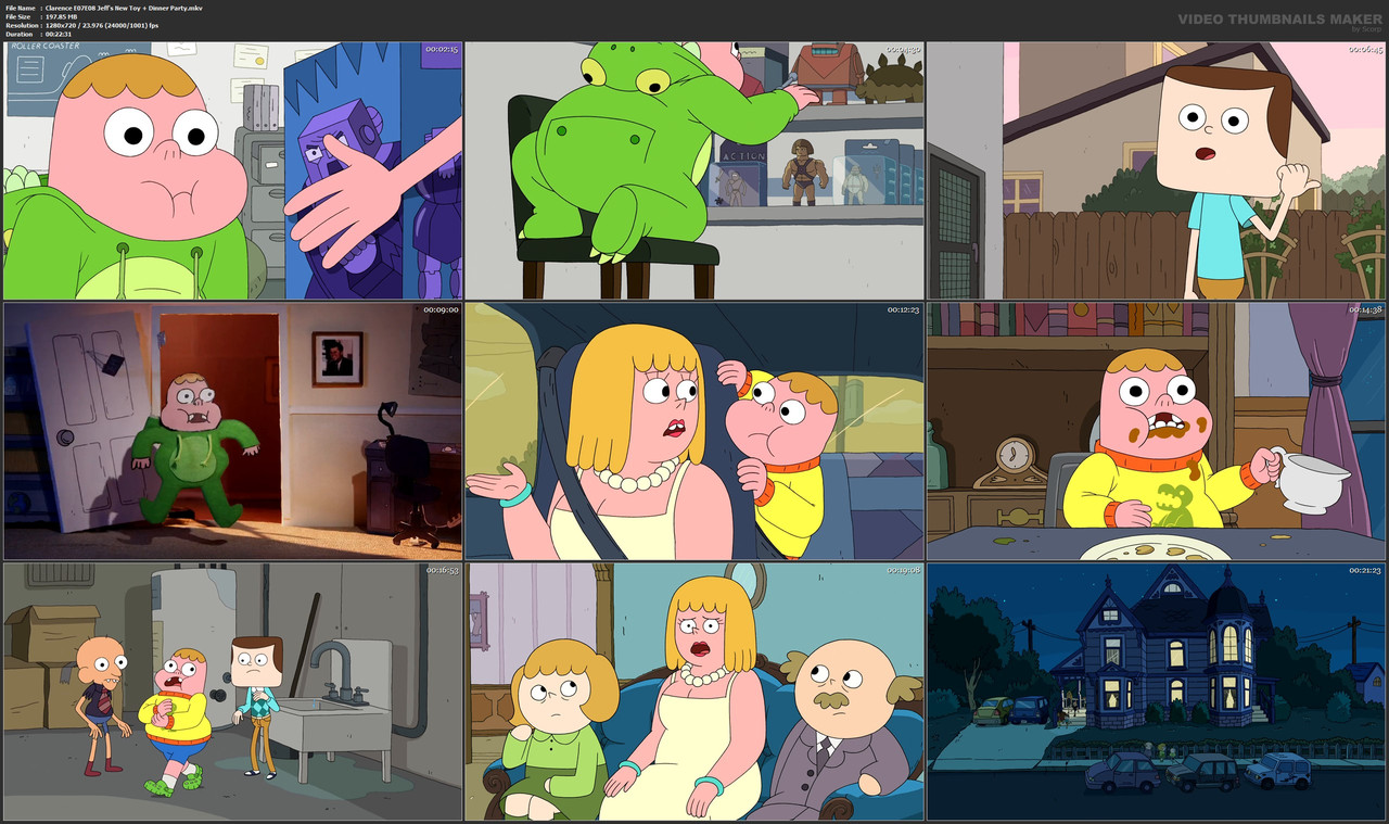 Clarence E07E08 Jeff's New Toy   Dinner Party.mkv