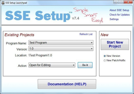 SSE Setup 10.4