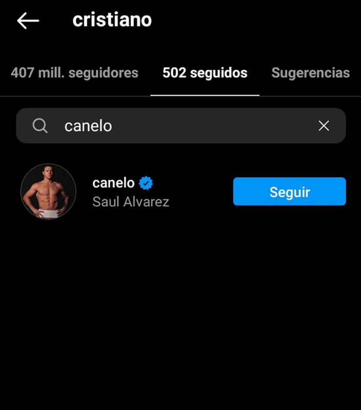 ¿Cristiano Ronaldo admirador secreto del Canelo Álvarez? Esto reveló Instagram