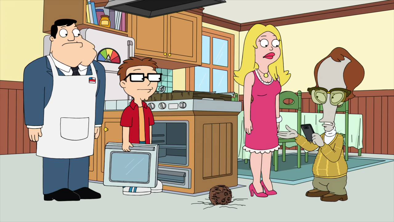American Dad 2005 S17E06 One Fish Two Fish 1080p AMZN Webrip x265 10bit EAC3 5 1 Goki TAoE mkv