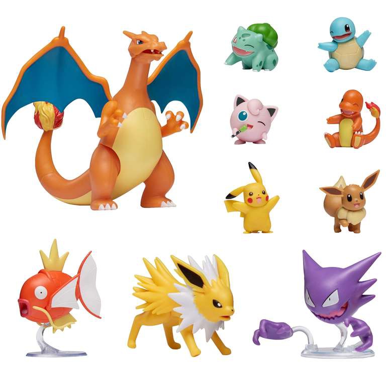 Amazon: Paquete de 10 figuras de Pokémon - Pokemon Official Ultimate Battle Figure 10-Pack 
