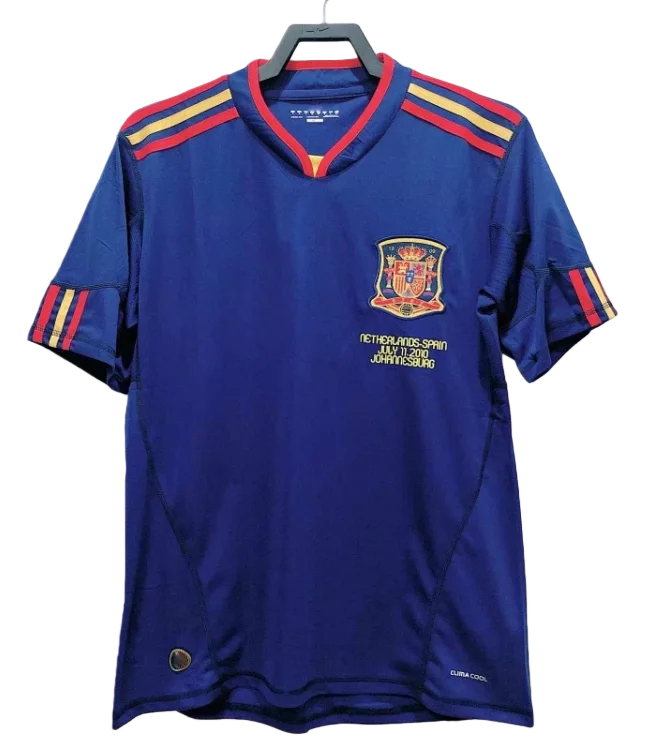 Camiseta España 2010 Away Retro Versión Fan