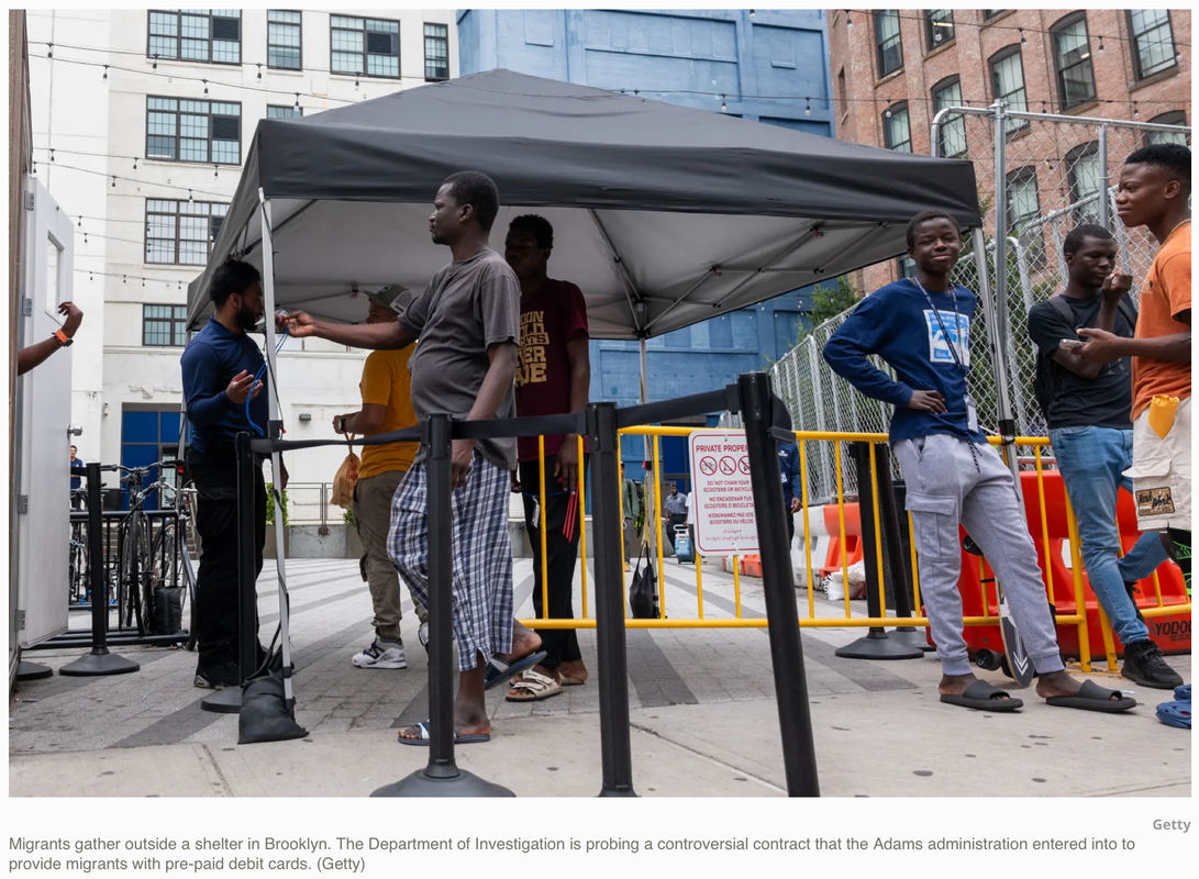 Department of Investigation probing NYC migrant services debit card