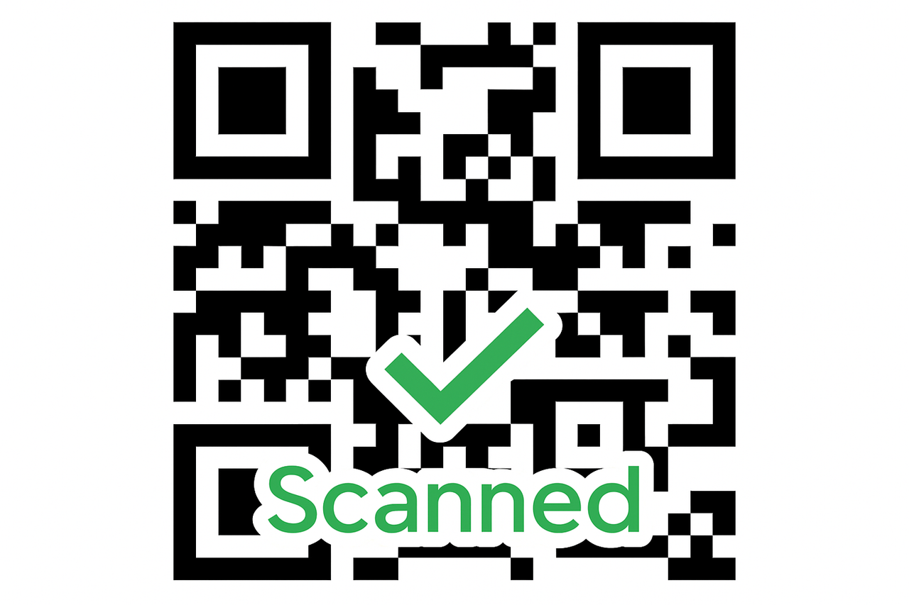 Scanned QR code