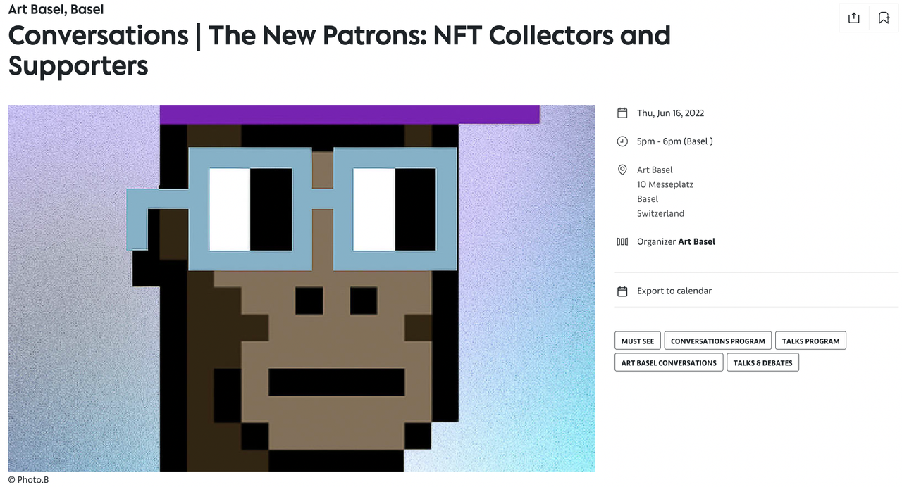 B x Nouns at Art Basel