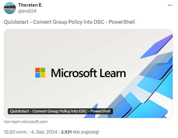 Convert Group Policy into DSC using PowerShell