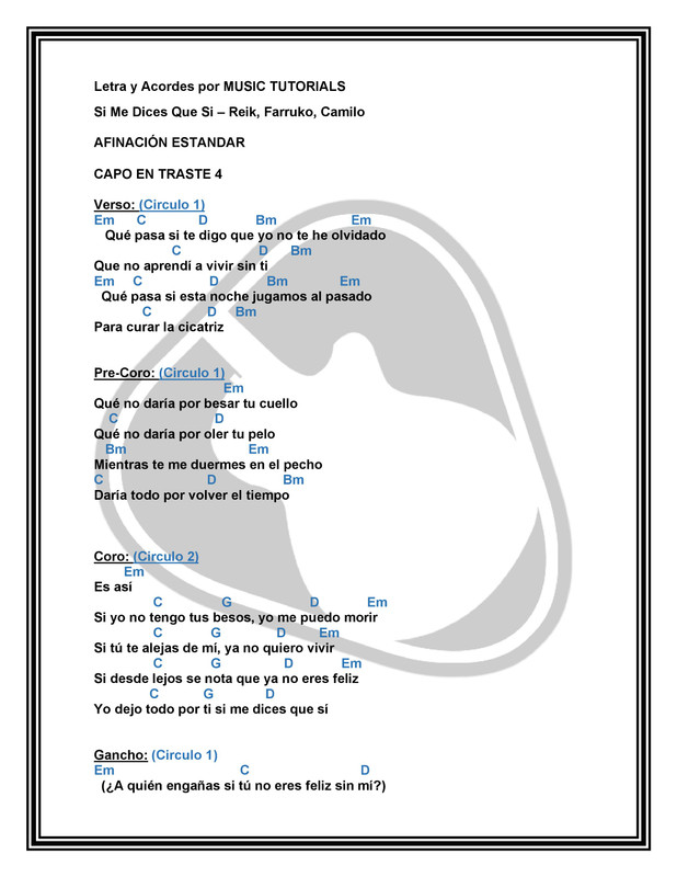 Noreste celebrar semanal Cómo tocar Si Me Dices Que Si de Reik, Farruko y Camilo en Guitarra (Tutorial + PDF GRATIS) ⋆ Music Tutorials Noreste celebrar semanal Cómo tocar Si Me Dices Que Si de Reik, Farruko y Camilo en Guitarra (Tutorial + PDF GRATIS) ⋆ Music Tutorials