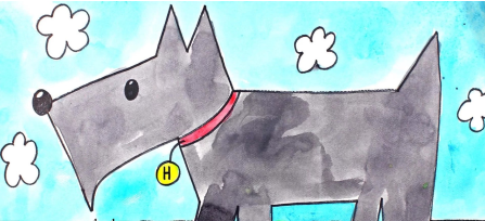 Art for Kids: Drawing and Watercolor Painting a Scottie Dog Step By Step