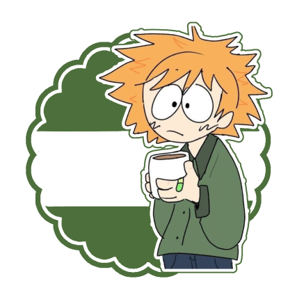 picture of tweek holding a coffee