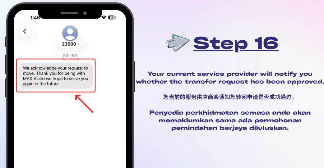 Status approved MNP Eastel