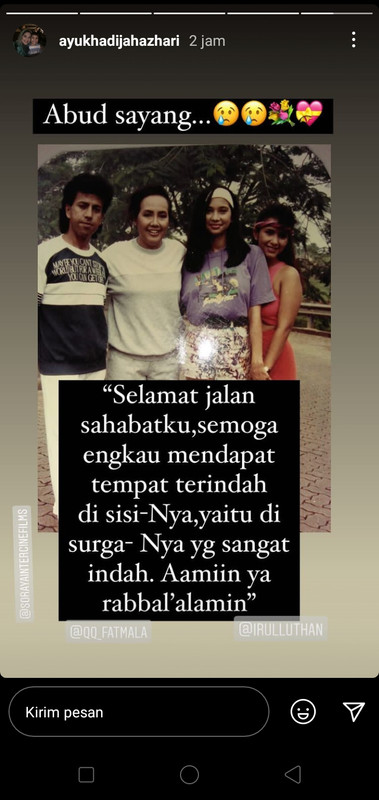 Komedian Wan Abud (paling kiri) meninggal dunia pada Jumat (18/6/2021).