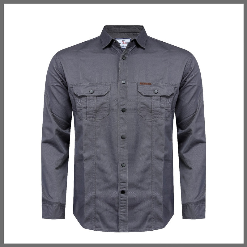 Premium Snap Button Cargo Shirt