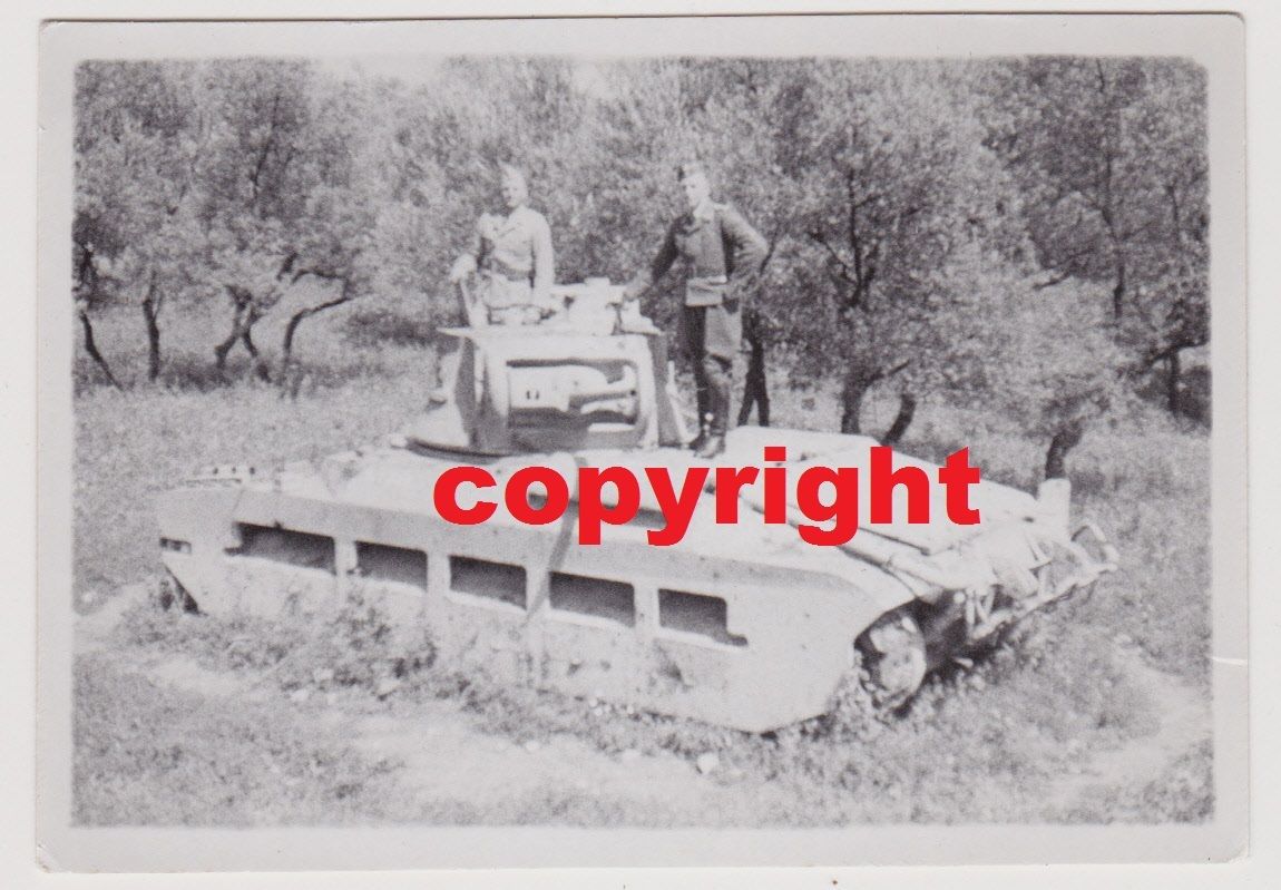 Kreta 1941, Fallschirmjäger Kampfpanzer Matilda 