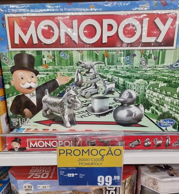 Brinquedo Jogo Hasbro Gaming Monopoly – Jogo para a família. De 2 a 6 jogadores – C1009 – Hasbro