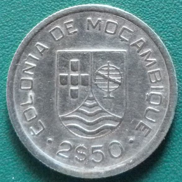 2,5 Escudos. Mozambique (1935) MOZ-2-5-Escudos-1935-rev