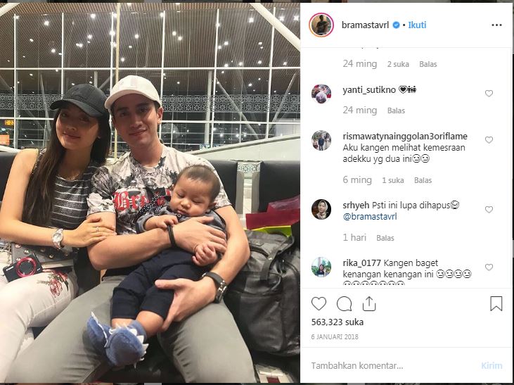 Verrell Bramasta tak hapus foto bersama Natasha Wilona di akun Instagramnya