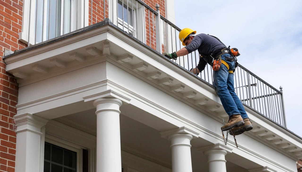 Ремонт отлива на лоджии