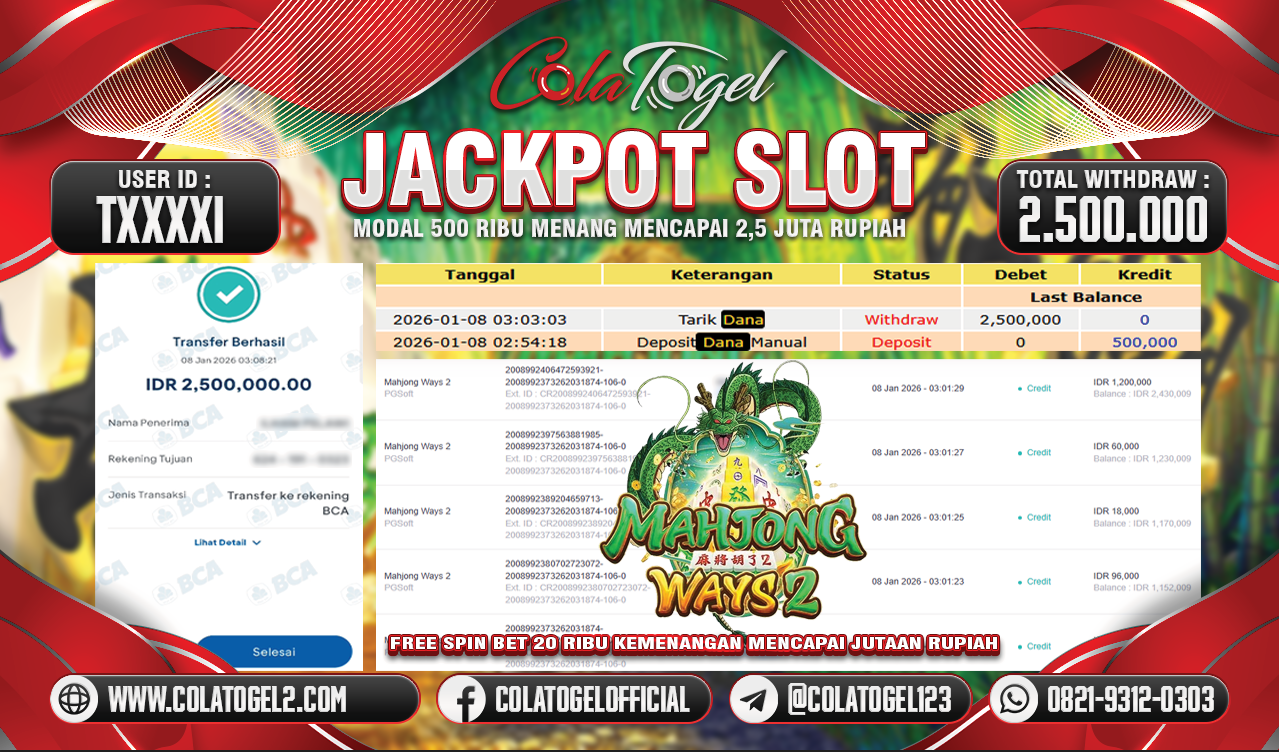 JACKPOT SLOT GACOR!!