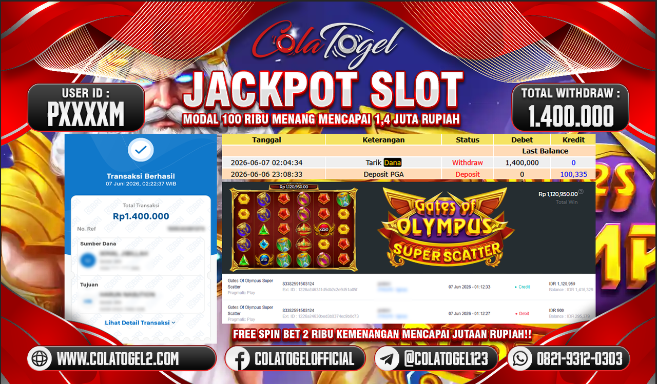 JACKPOT SLOT GACOR!!