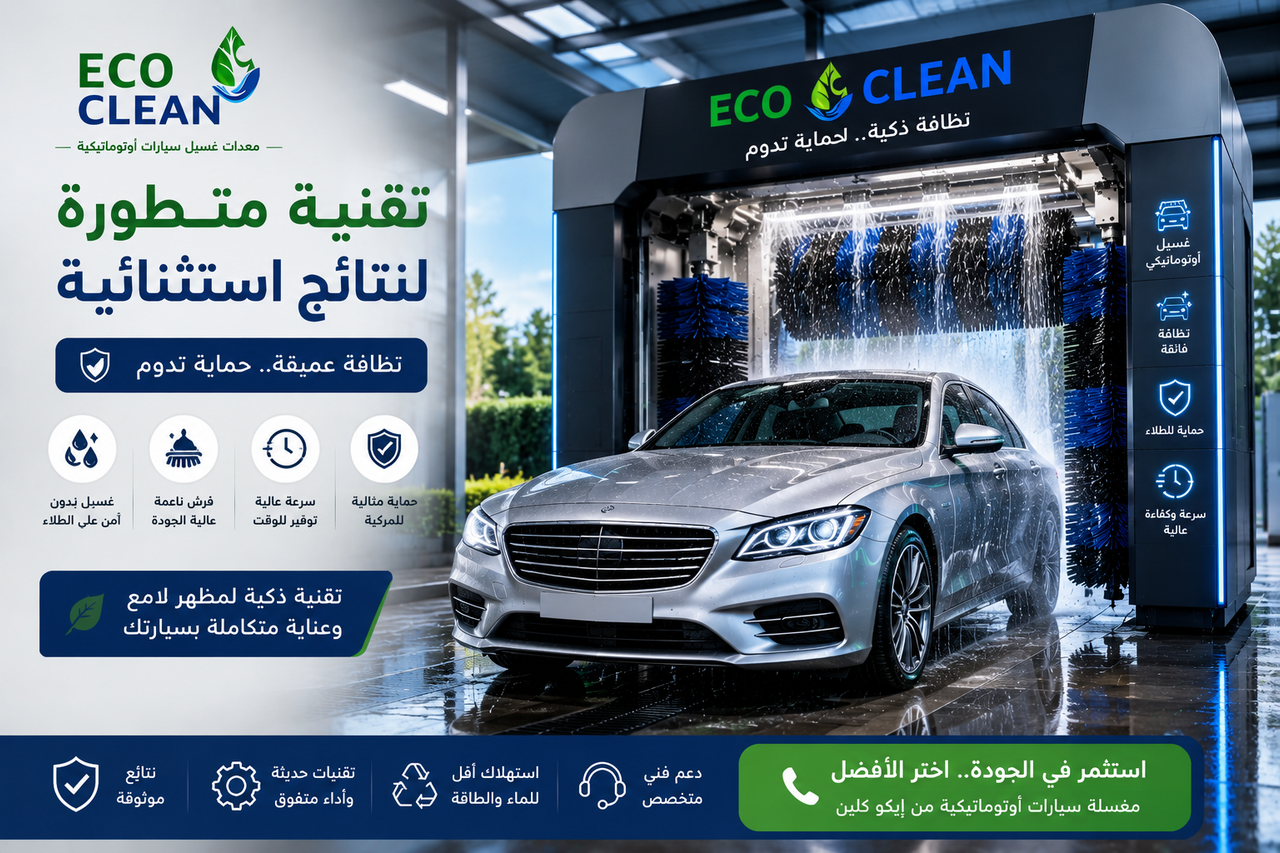 كم سعر ماكينة غسيل السيارات الأوتوماتيكية