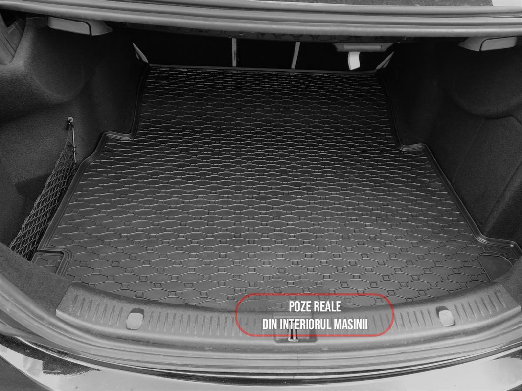 Tavita auto MERCEDES E-Klasse Sedan 2019-prezent, protectie portbagaj, Cri-Flo, din cauciuc 100%, compatibil cu autoturismul MERCEDES E-Klasse Sedan